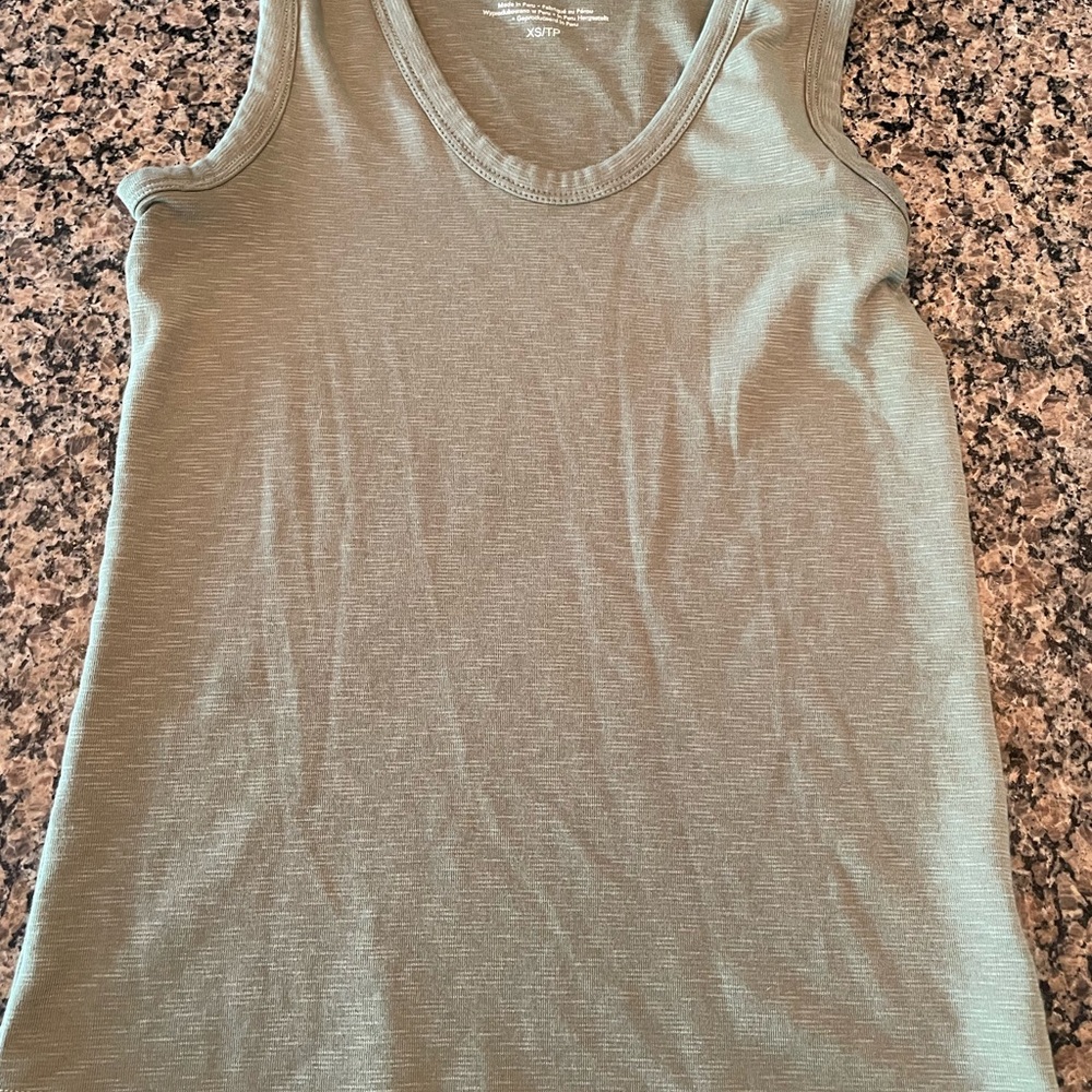 Rachel Zoe Olive Green Tank Top